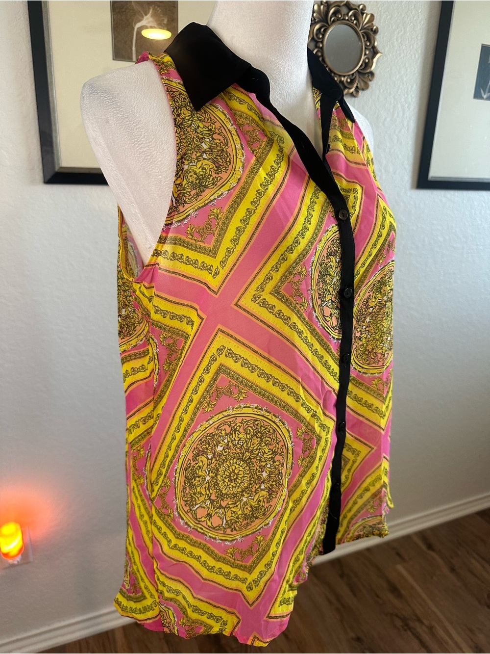 Decree Sleeveless Mandala Bohemian Top